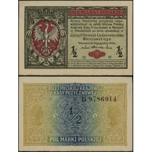 Poland, 1/2 Polish mark, 9.12.1916, General, B