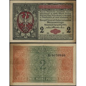 Poľsko, 2 poľské marky, 9.12.1916, Generál, B