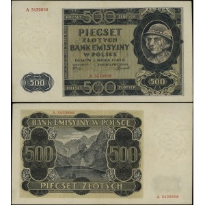 Polska, 500 złotych, 1.03.1940, A