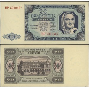 Polska, 20 złotych, 1.07.1948, HP