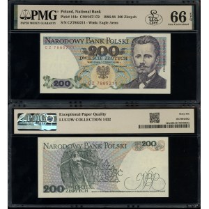 Poland, 200 zlotych, 1.06.1986, CZ
