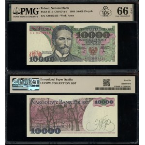 Poland, 10,000 zloty, 1.12.1988, AZ
