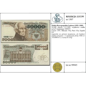 Polska, 50.000 złotych, 1.12.1989, P