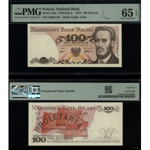 Poland, 100 zlotych, 15.01.1975, U