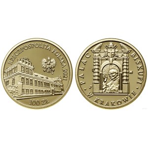 Poland, 100 zlotych, 2021, Bishop's Palace in Krakow