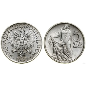 Poland, 5 zlotych, 1960, Warsaw