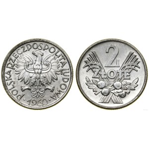 Poland, 2 zlote, 1960, Warsaw