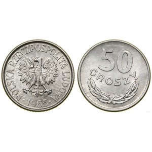 Poland, 50 groszy, 1965, Warsaw