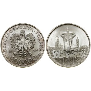 Polska, 100.000 złotych, 1990, USA
