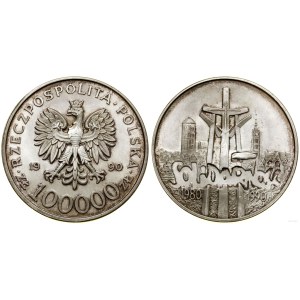 Poland, 100,000 zloty, 1990, USA