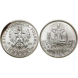 Pologne, 100 000 PLN, 1990, États-Unis
