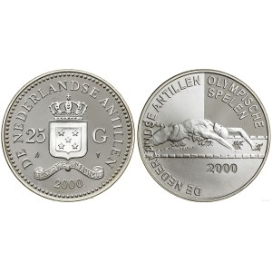 Netherlands Antilles, 25 guilders, 2000, Utrecht