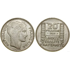 France, 20 francs, 1929, Paris