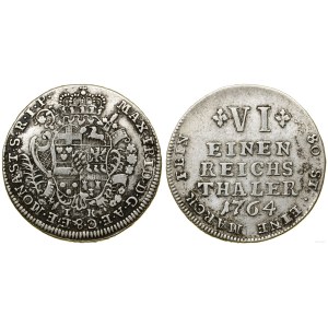 Niemcy, 1/6 talara, 1764, Münster