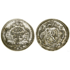 Germany, krajcar, 1749, Weilburg
