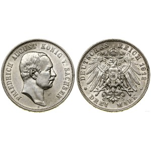 Deutschland, 3 Mark, 1912 E, Muldenhütten