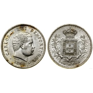 Portugal, 500 Reis, 1891