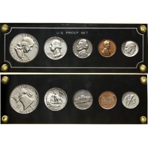Vereinigte Staaten von Amerika (USA), Jahrgangsserie - PROOF, 1954, Philadelphia