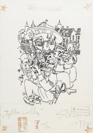 Edward Dwurnik (1943 - 2018), Tylko Wódka, cykl robotnicy '65