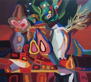 Yevgen Marchuk, Martwa natura z gruszkami, 2009