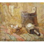 Oleksiy Ivaniuk (ur. 1954), Martwa natura z beczką, 2009