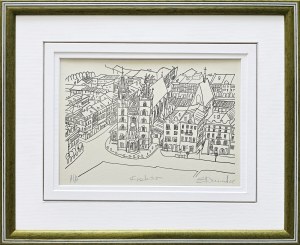 Edward Dwurnik (1943 - 2018), Kraków Kościół Mariacki, 2005