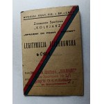 MEMBERSHIP CARD FOR SPORT ASSOCIATION KOLEJARZ KRAKOW 1953