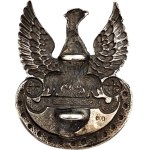 Polish eagle to cap - Kadrowy - Kraków 1913 - made in silver [ Strzelecki ].
