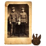 Polish Eagle to cap - Legion wz. 17 with photo [ Polish Army Legions ].