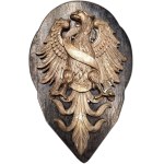 Sigismund Eagle - cast - silver-plated brass - second half of the 20th century