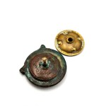 Button / badge with the image of an eagle and the inscription: SPES NOSTRA ES DEUS, or God is our hope. 1913