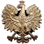 Polish eagle for cap - State Police of the Second Republic - State pattern 27 - state service, uniform of the Second Republic.