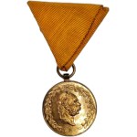 Austria-Hungary, bronze medal of honor for 25 years of meritorious service in fire and rescue. Franz Joseph