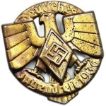 Badge - Deutsches Jugendfest 1936 - Hitlerjugend, Third Reich.