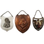 Collection of Patriotic Guttergraphs - Our Lady of Czestochowa, [ guttergraph , eagle ] 2nd half of 20th century.