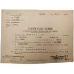 3rd Podhale Rifle Regiment - Bielsko , Certificate of First Degree Military Preparedness, June 15, 1934