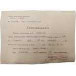 Gliding School of the Areoklub of Lviv in Bezmiechowa - Aeroclub of Lviv - Certificate of completion of 47 flights [ Scout Gliding Circle in Bielsko, Bielsko , aviation, scouting, gliding ].