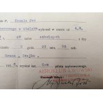 Gliding School of the Areoklub of Lviv in Bezmiechowa - Aeroclub of Lviv - Certificate of completion of 47 flights [ Scout Gliding Circle in Bielsko, Bielsko , aviation, scouting, gliding ].