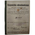 Accounting booklet - Brzeszcze State Coal Mine, 1927