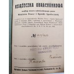 Accounting booklet - Brzeszcze State Coal Mine, 1927