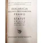 Deklaracja Ideowo - Programowa i Statut Związek Młodzieży Polskiej - 1949 rok