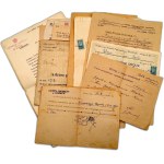 Collection of documents , certificates, deeds - Bielsko Biala / Kozy - II RP