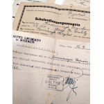 Collection of documents , certificates, deeds - Bielsko Biala / Kozy - II RP