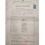 Certificates - Bielsko State Industrial School - Mechanical Department, Bielsko 1930s [ 5 pieces ].