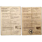 Notification for the purpose of police population statement [ population register ], Bielsko , Kozy , Brzeszcze - Third Reich [ occupation ].
