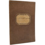 Manuscript - over 60 pages Protocols of Evangelical Lutheran Pastoral Conferences - Lodz 1893 - 1899 [ Ekslibris of Jan Petersilge Book Factory ].