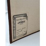 Manuscript - over 60 pages Protocols of Evangelical Lutheran Pastoral Conferences - Lodz 1893 - 1899 [ Ekslibris of Jan Petersilge Book Factory ].