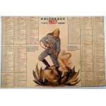Fire Department - Fire Department Calendar for 1937 - [ unique ].