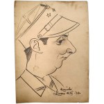 Lviv - Drawing - Polish Soldier - Second Republic [ Polish Army, Caricature ].