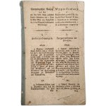 C.K. Galician National Government - Collection of Decrees, Laws of 1813, Lviv 1813 [ On theft, sale of land, enlistment in the Artillery, Galicia ].